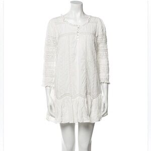 LoveShackFancy Toledo White Dress sz S